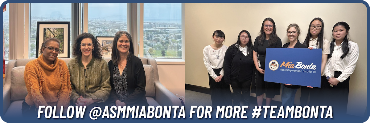 Asm. Bonta Follow Social Media Graphic