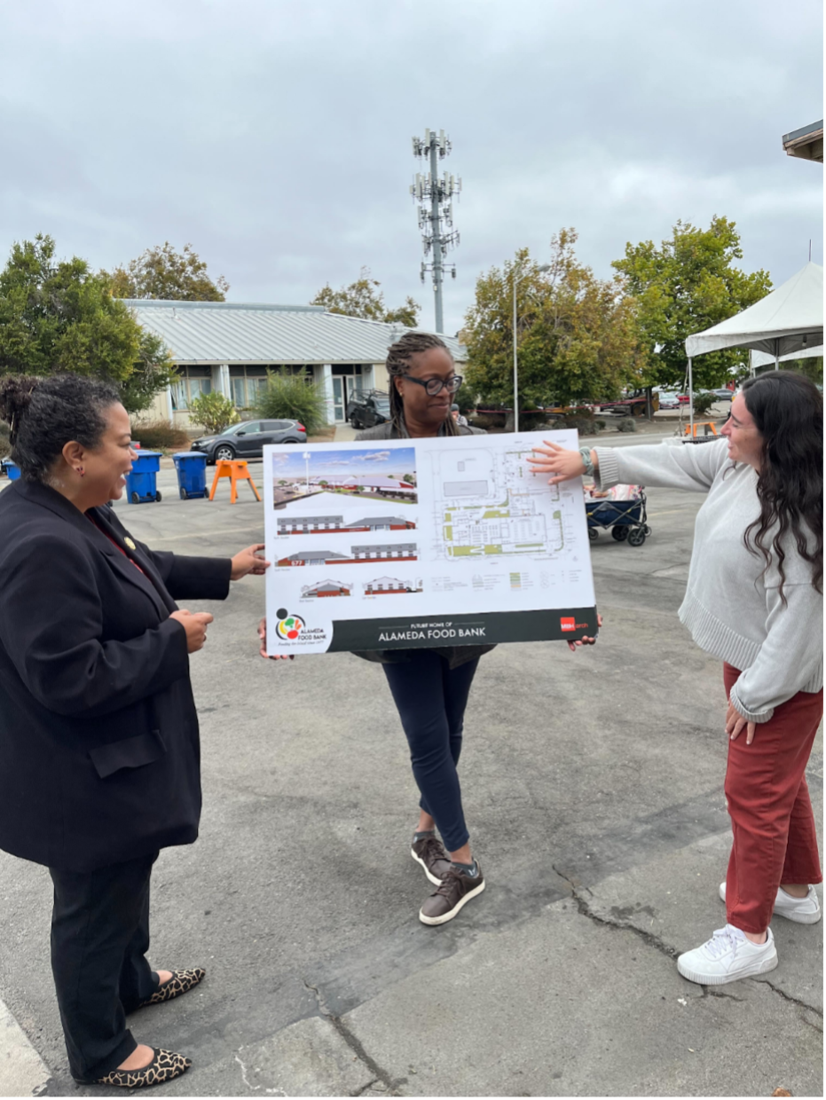 Asm. Bonta and Alameda Mayor Ashcraft at the Alameda Point Collaborative and Alameda Food Bank