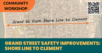 Alameda Grand Street Safety Improvements: Virtual Community Workshop flyer