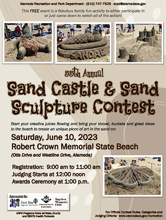55th Annual Sandcastle and Sculpture Contest flyer