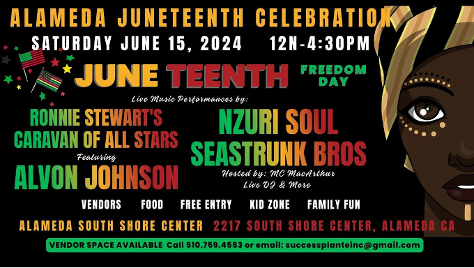 Alameda Juneteenth Celebration Graphic