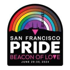 SF Pride Beacon of Love Logo