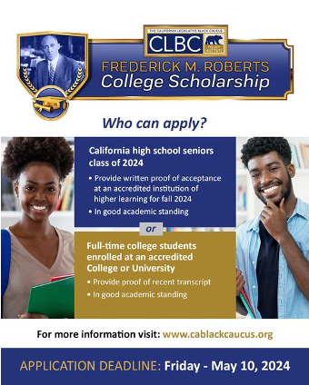 AD18 California Legislative Black Caucus Scholarship