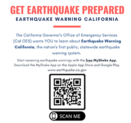 Earthquake Prepared QR Code