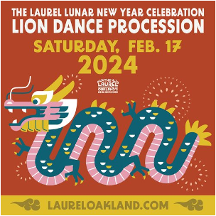 New Year Lion Dance Procession Graphic