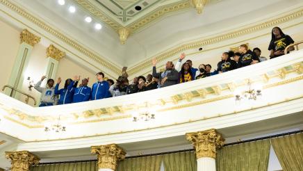 Pre-Session Pictures with Member and Constituents