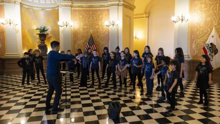Bay Area Music Project Performance in Rotunda