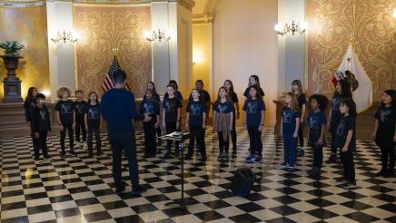 Bay Area Music Project Performance in Rotunda