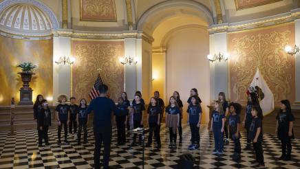 Bay Area Music Project Performance in Rotunda