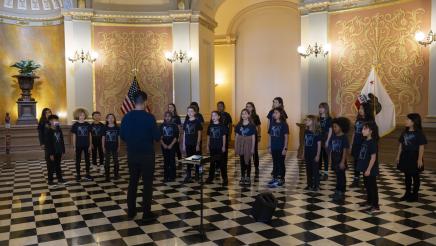 Bay Area Music Project Performance in Rotunda