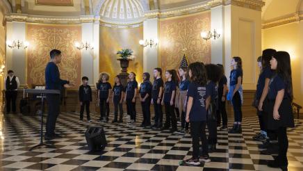Bay Area Music Project Performance in Rotunda