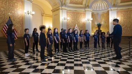 Bay Area Music Project Performance in Rotunda