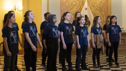 Bay Area Music Project Performance in Rotunda