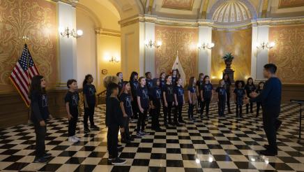 Bay Area Music Project Performance in Rotunda