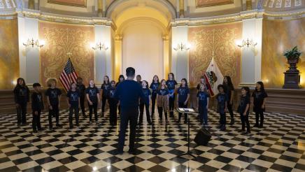 Bay Area Music Project Performance in Rotunda