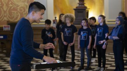 Bay Area Music Project Performance in Rotunda