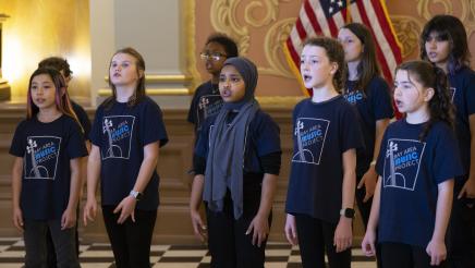 Bay Area Music Project Performance in Rotunda