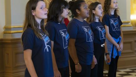 Bay Area Music Project Performance in Rotunda