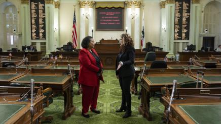 Bonta and guest in Chambers - Bay Area Music Project