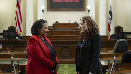Bonta and guest in Chambers - Bay Area Music Project