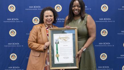 Cathy Adams with Bonta AD18 District Awards