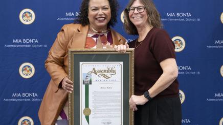 Michele Kuttner with Bonta AD18 District Awards