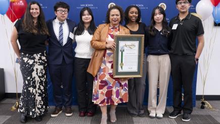 Oakland Youth Commission with Bonta AD18 District Awards