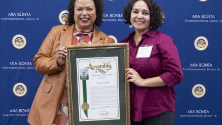 Regina Chagolla with Bonta AD18 District Awards