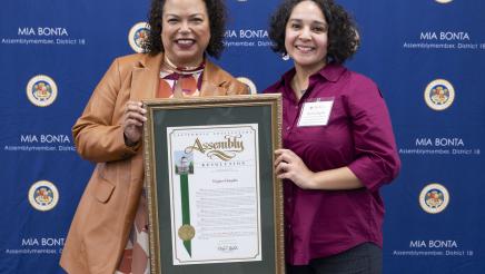 Regina Chagolla with Bonta AD18 District Awards