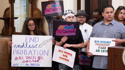 Background photos for Youth Justice Press Conference