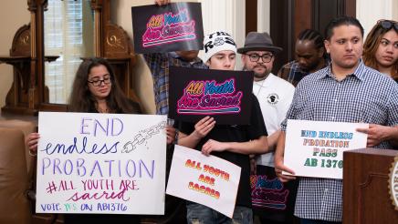 Background photos for Youth Justice Press Conference