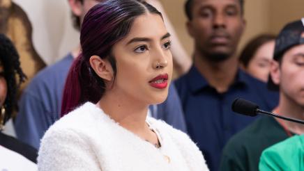 Guest speaker for Youth Justice Press Conference