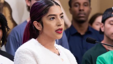 Guest speaker for Youth Justice Press Conference