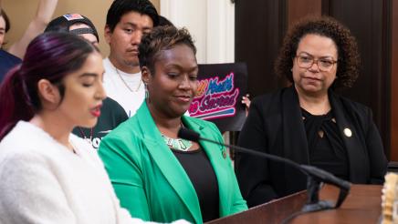 Guest speaker for Youth Justice Press Conference