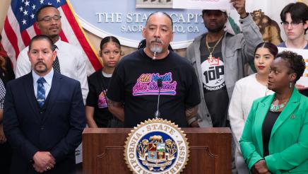 Guest speaker for Youth Justice Press Conference