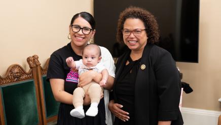 Guest photo with Asm. Bonta Youth Justice Press Conference