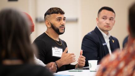 Photo of guests LGBTQ Roundtable