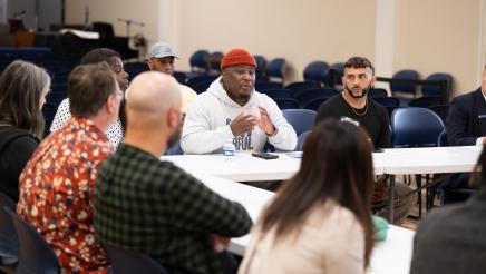 Photo of guests LGBTQ Roundtable