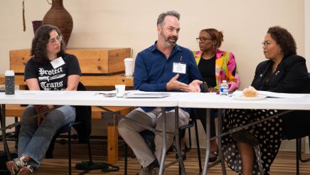 Photo of guests LGBTQ Roundtable