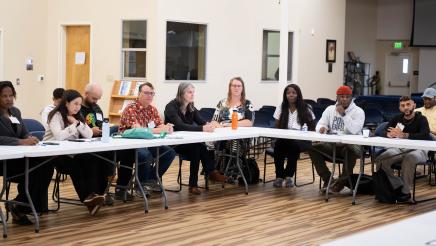 Photo of guests LGBTQ Roundtable