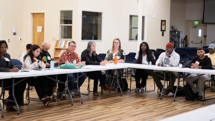 Photo of guests LGBTQ Roundtable