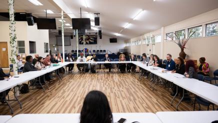 Wide Photo of LGBTQ Roundtable