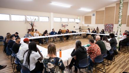 Wide Photo of LGBTQ Roundtable