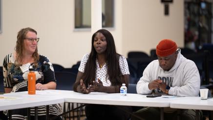 Photo of guests LGBTQ Roundtable