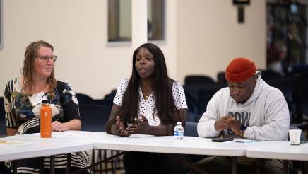 Photo of guests LGBTQ Roundtable